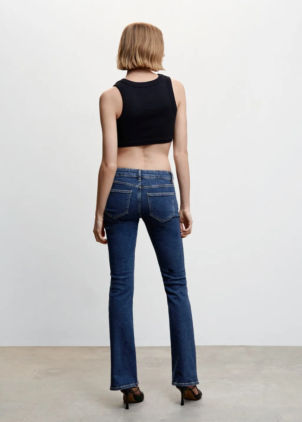 Jeans flare vita bassa