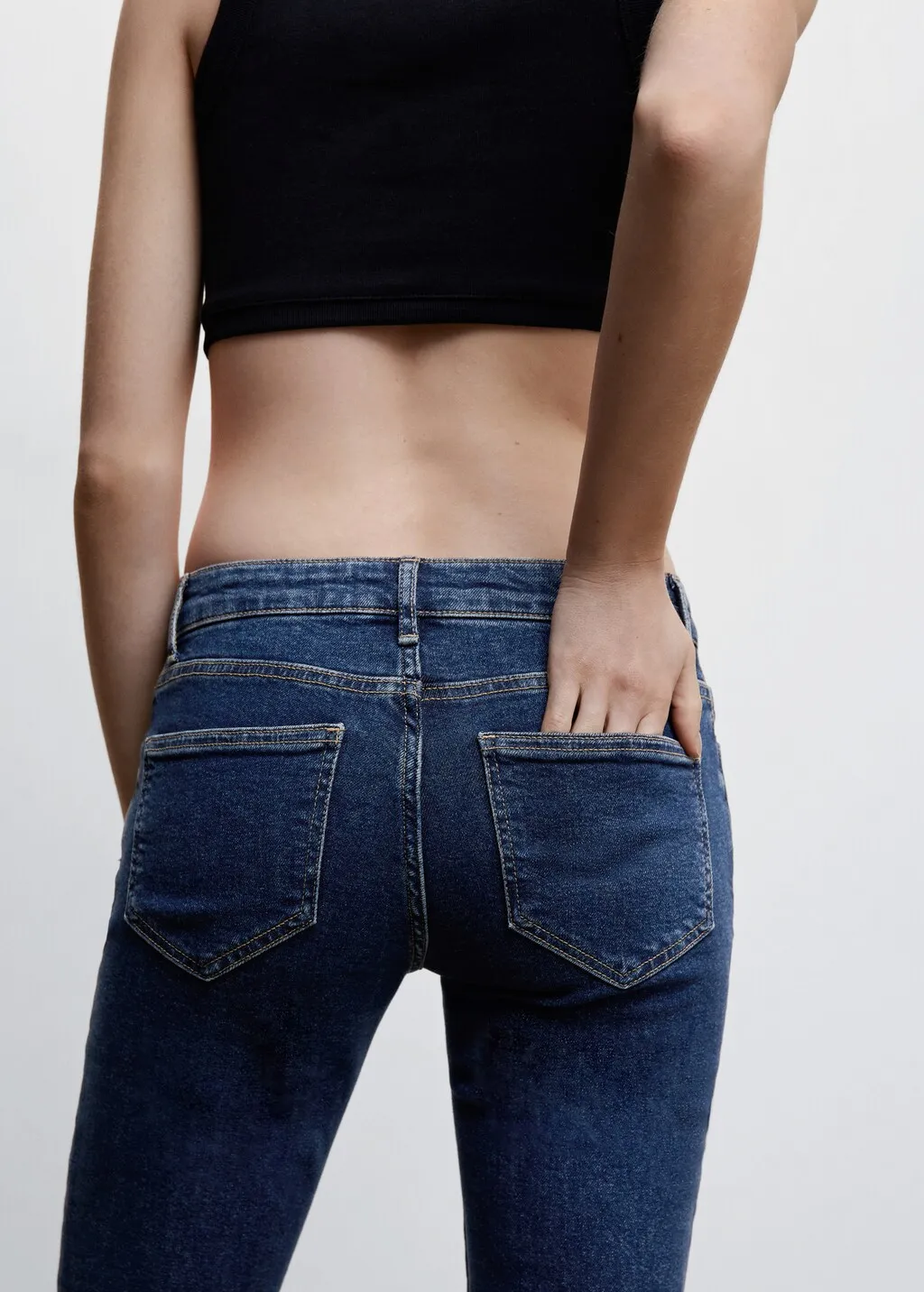 Jeans flare vita bassa