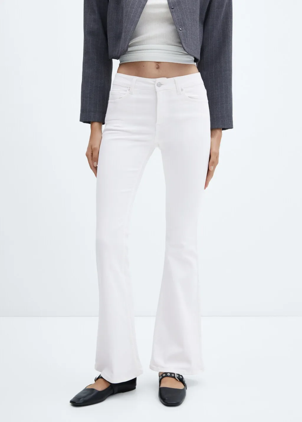 Jeans flare vita media
