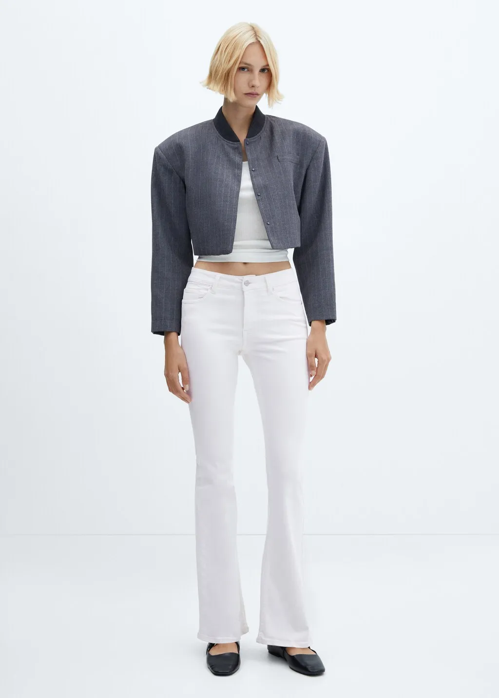 Jeans flare vita media