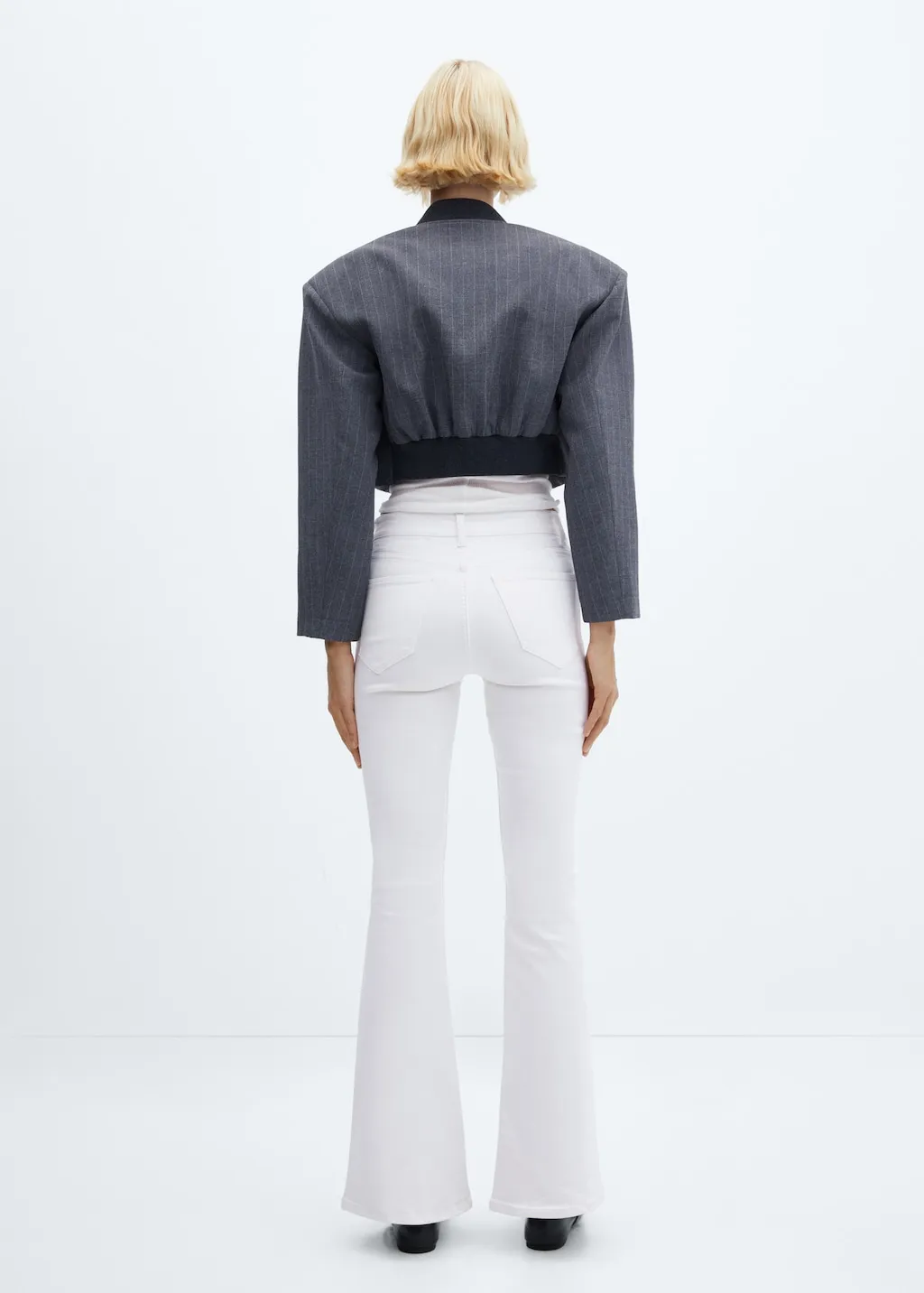 Jeans flare vita media
