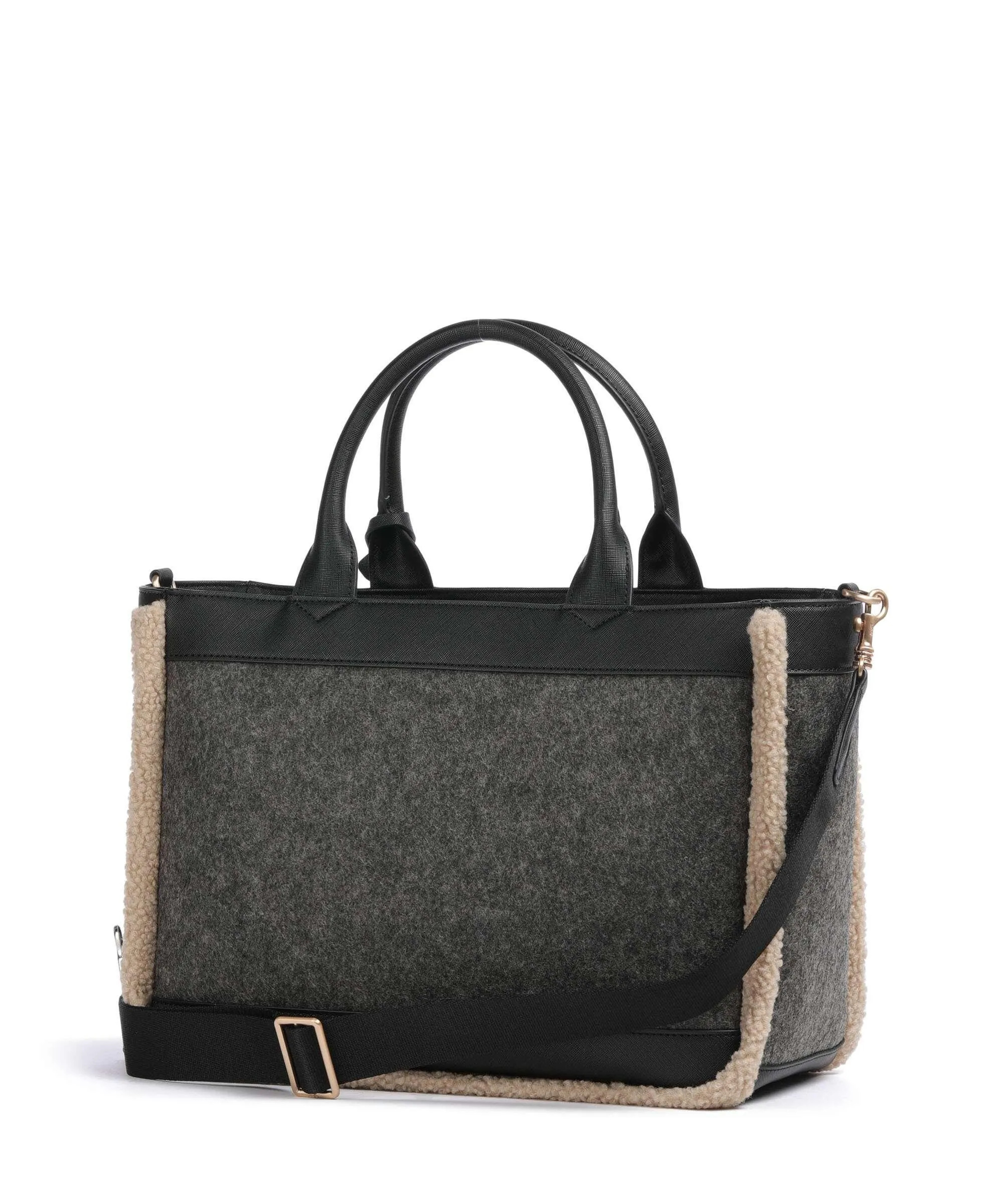  JOOP! Jeans Calduccio Yvette Borsa a mano infeltrimento, pelle sintetica grigio scuro  