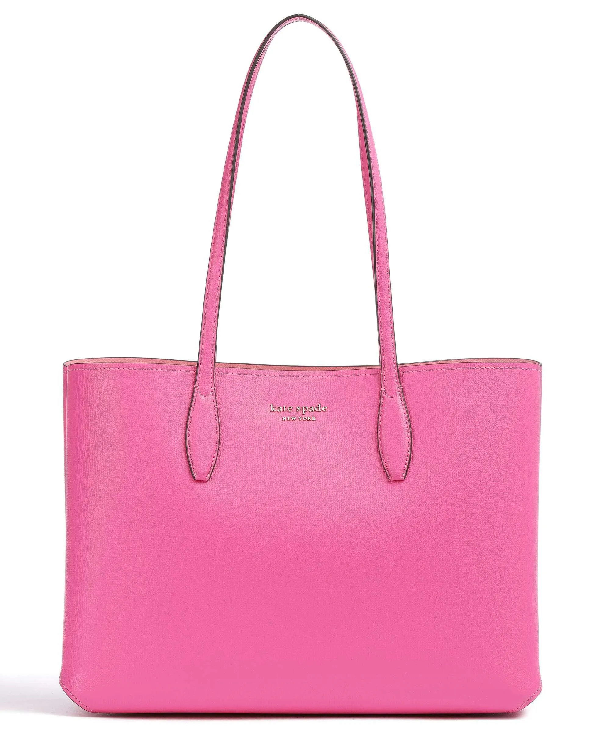  Kate Spade New York All Day Borsa shopper pelle granulata pink  