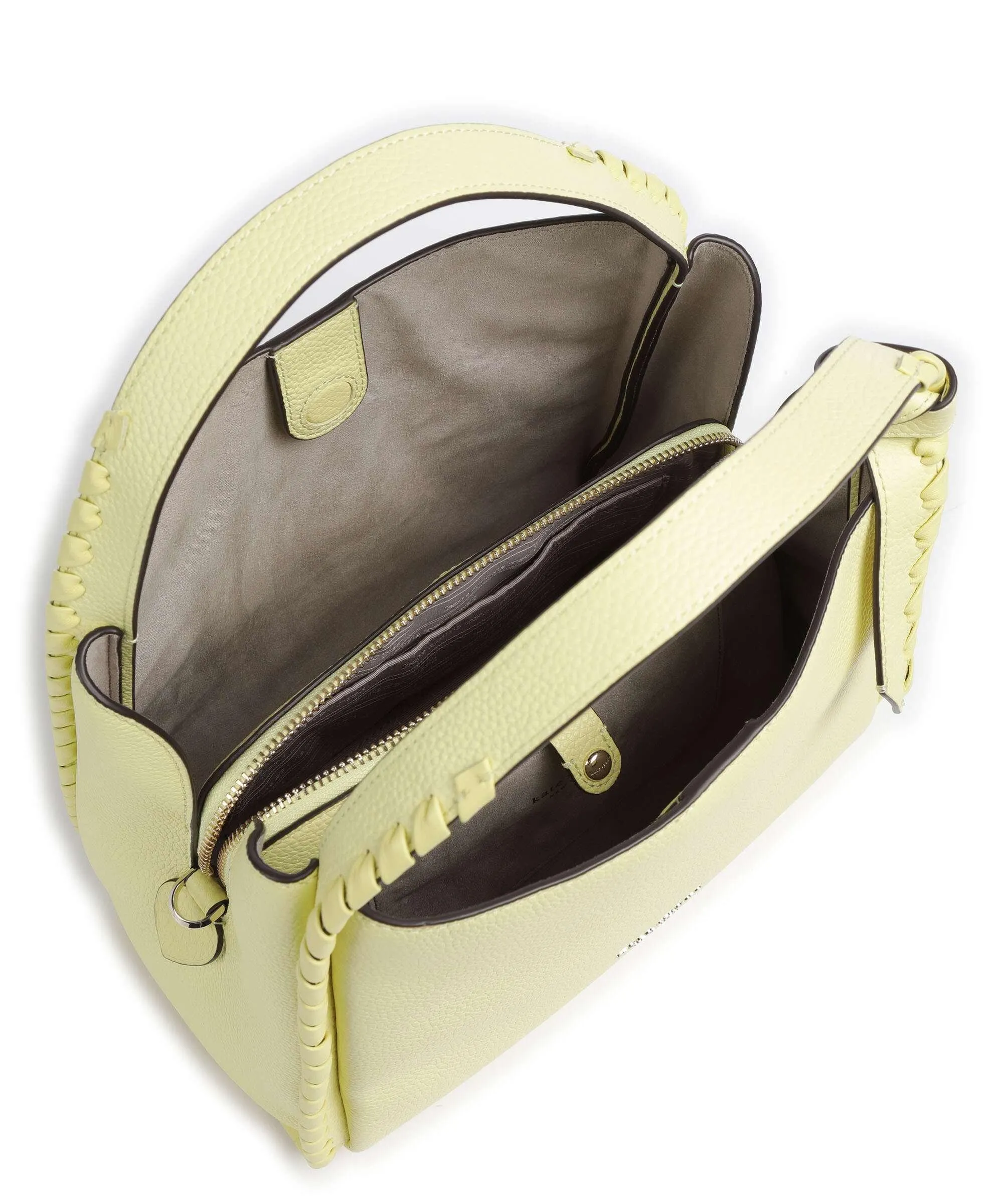  Kate Spade New York Knott Borsa a mano pelle granulata giallo  