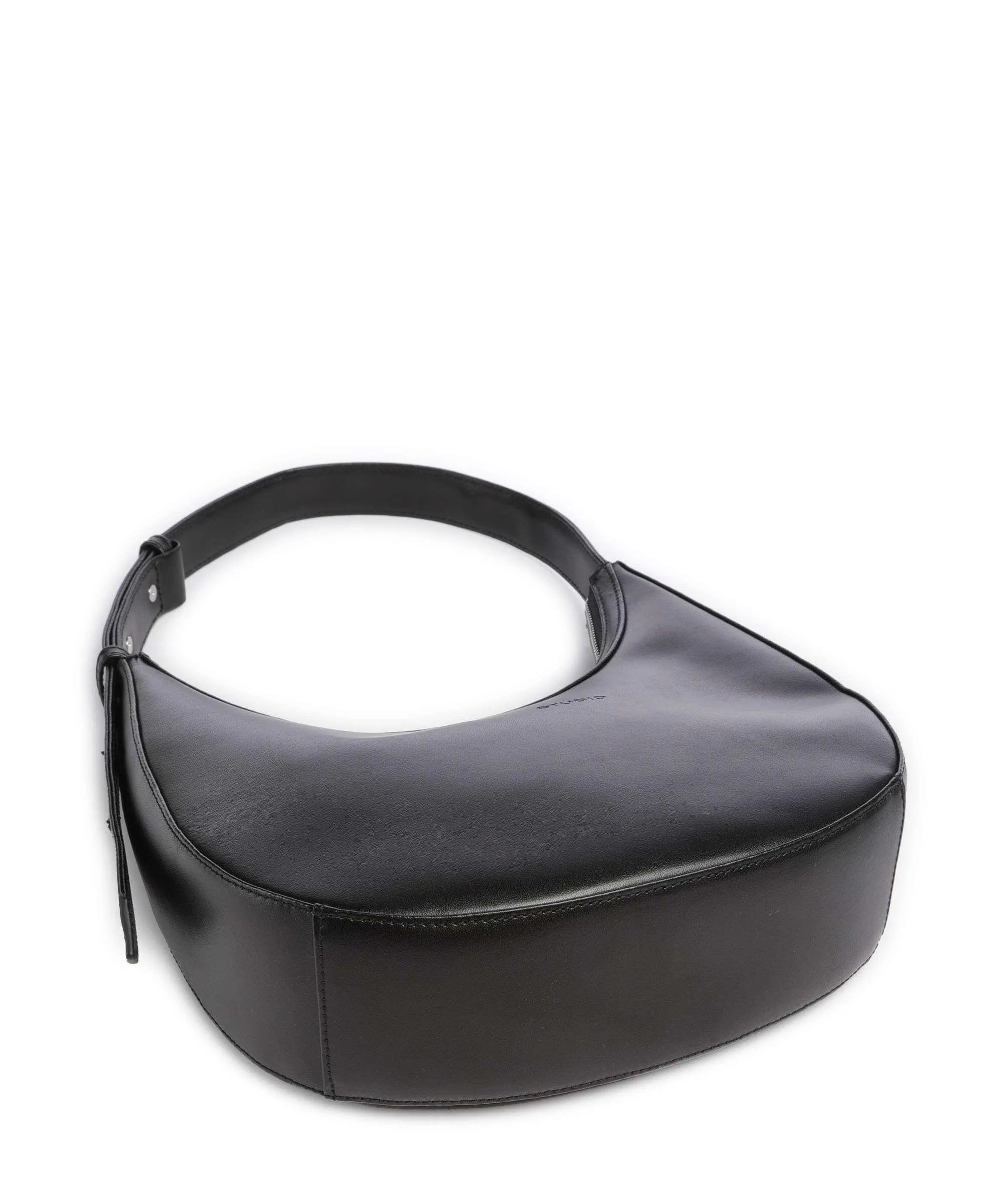  Kazar Lara Borsa a spalla pelle a grana fine nero  
