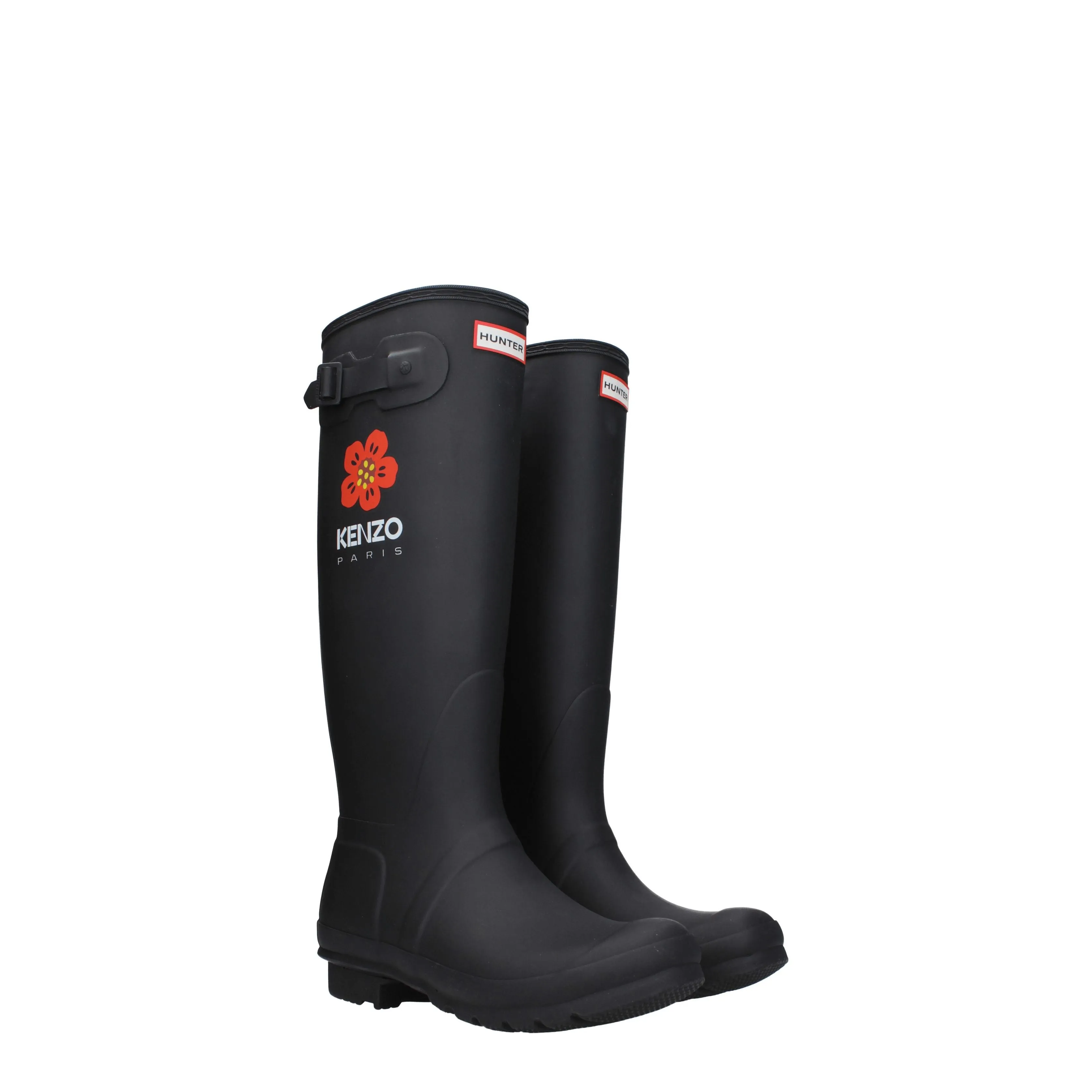 Kenzo Stivali Hunter Donna Gomma Nero