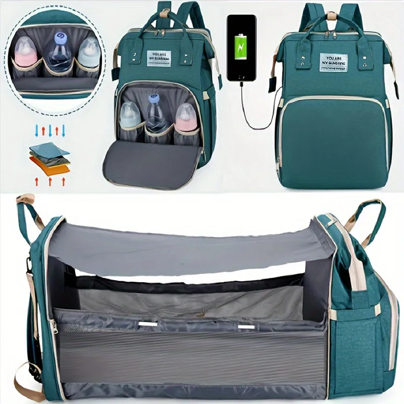 La Borsa Per Mummia Pieghevole Per Culla Definitiva: Borsa Da Viaggio Multiuso Di Grande Capacità Per La Mamma, Natale, Hallowee
