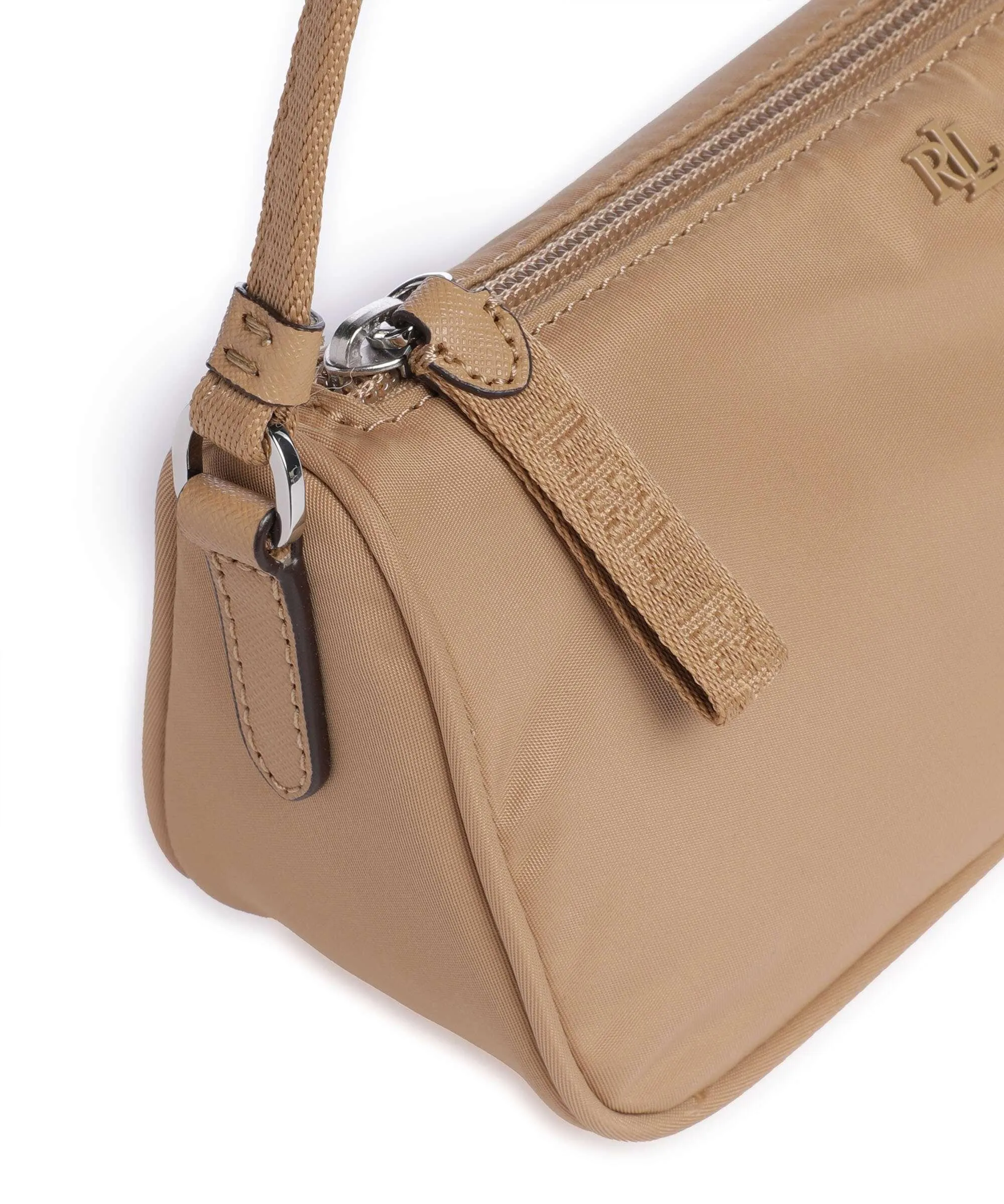  Lauren Ralph Lauren Nyln Large Borsa a mano poliestere beige  