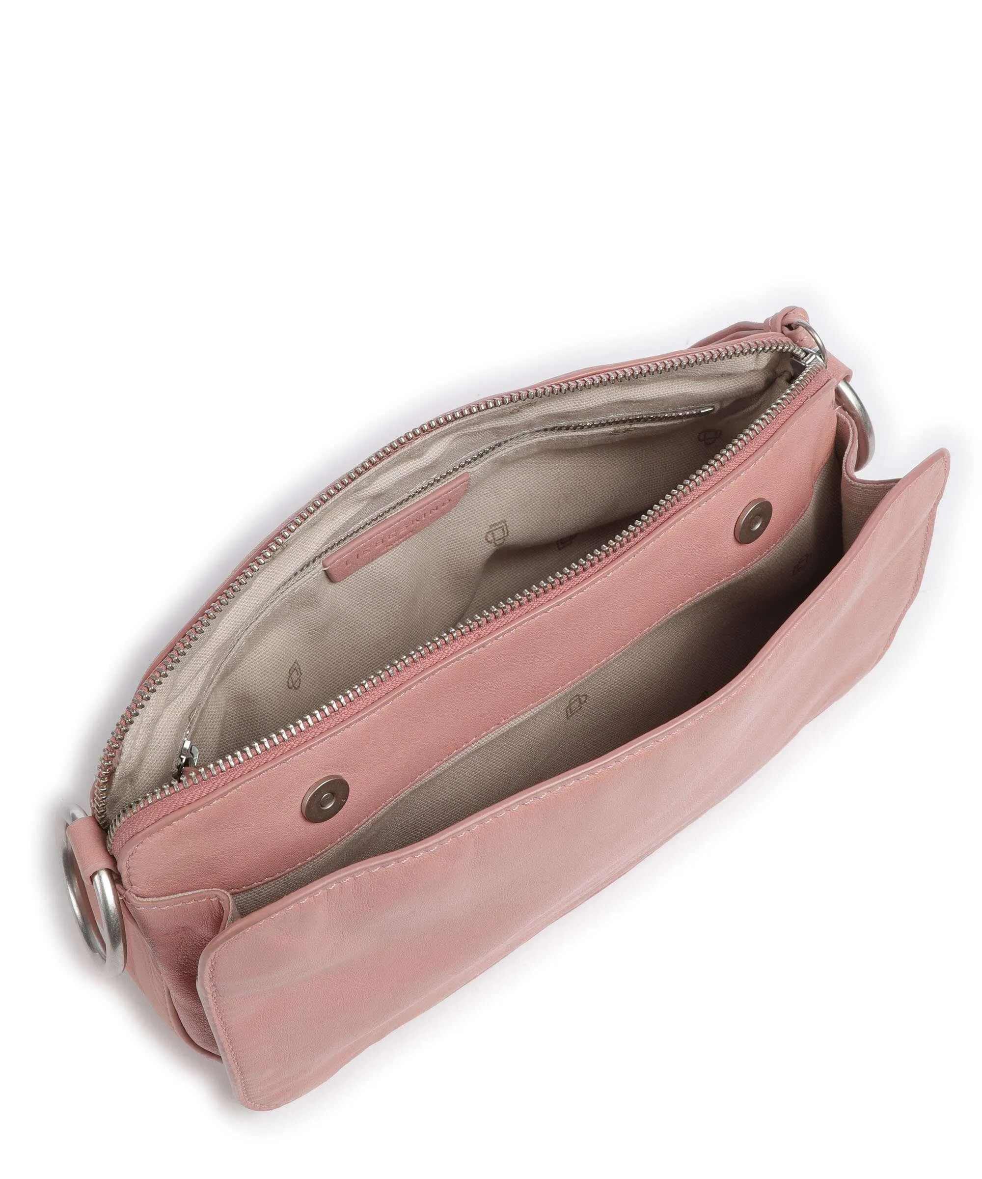  Liebeskind Clarice Sheep Natural Borsa a tracolla pelle granulata rosa  