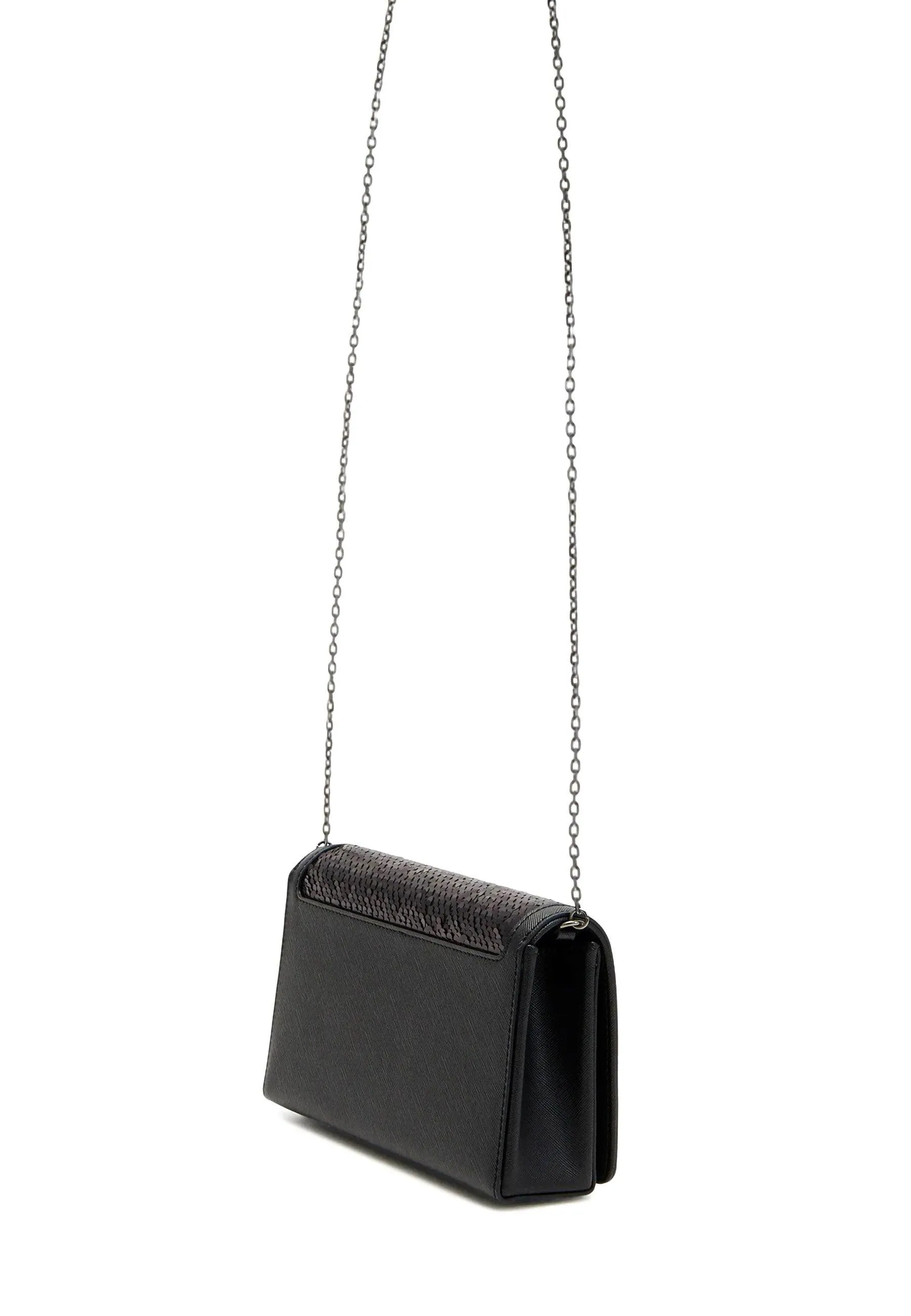 LOVE MOSCHINO Borsa Tracolla Paillettes Nero JC4279PP0HKO100A