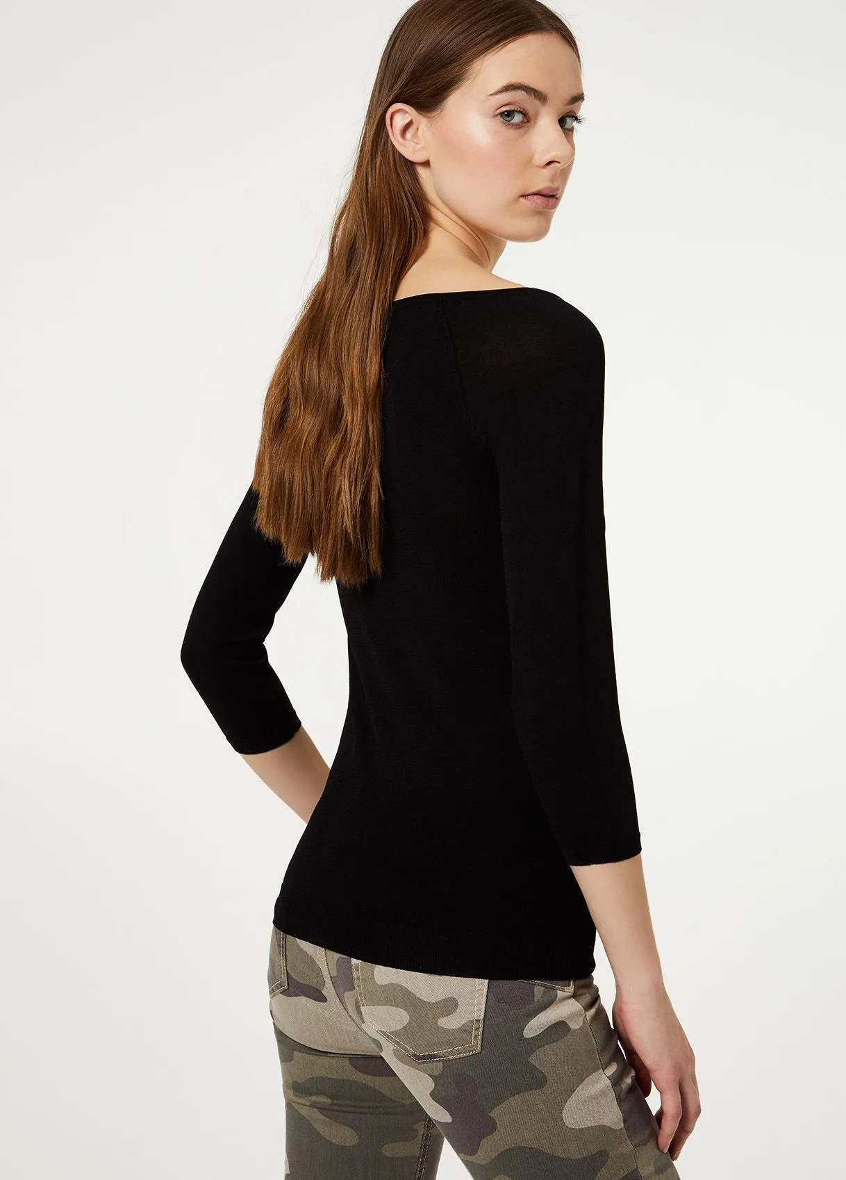 Maglia con arriccio