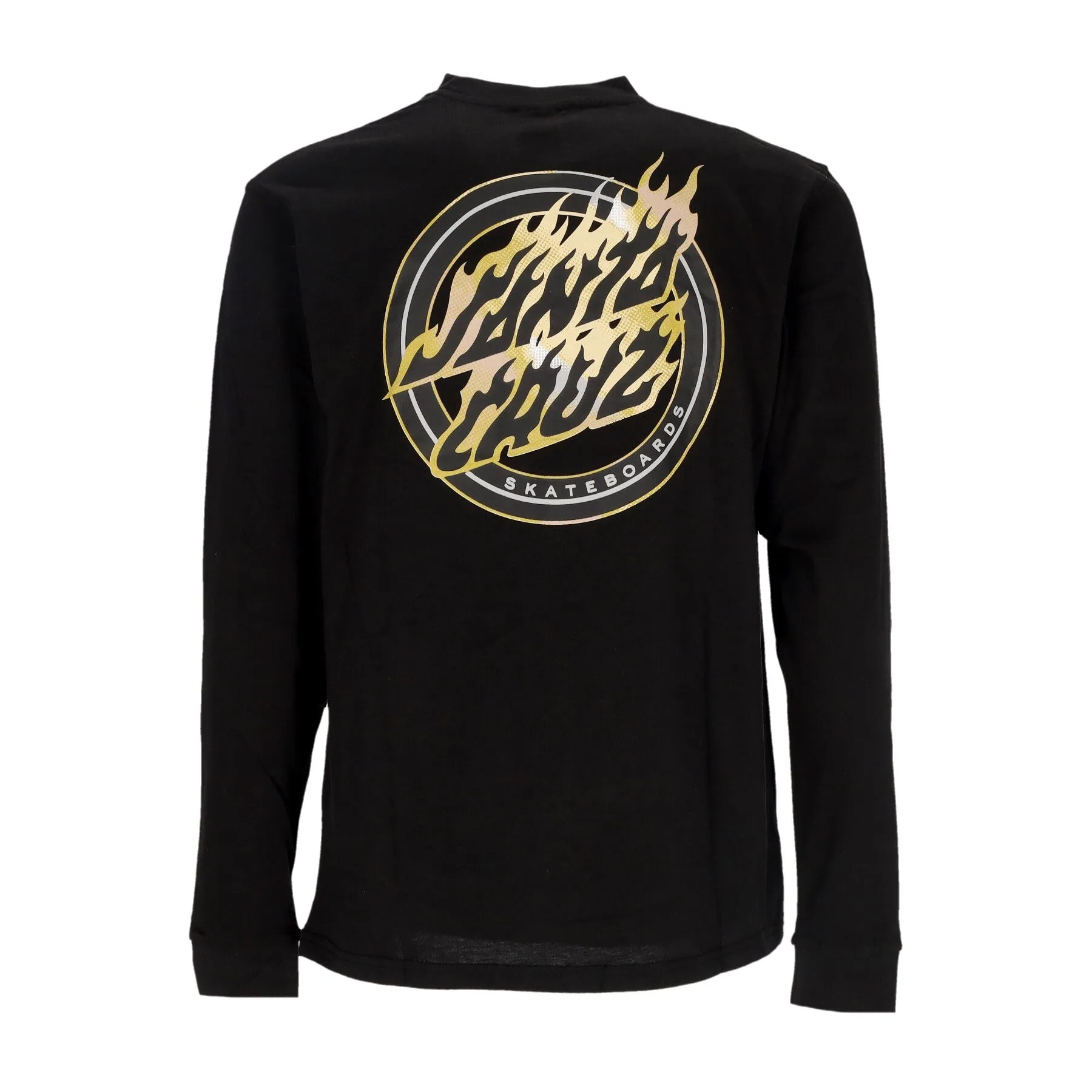 Maglietta Manica Lunga Uomo Holo Flamed Dot L/s Tee Black