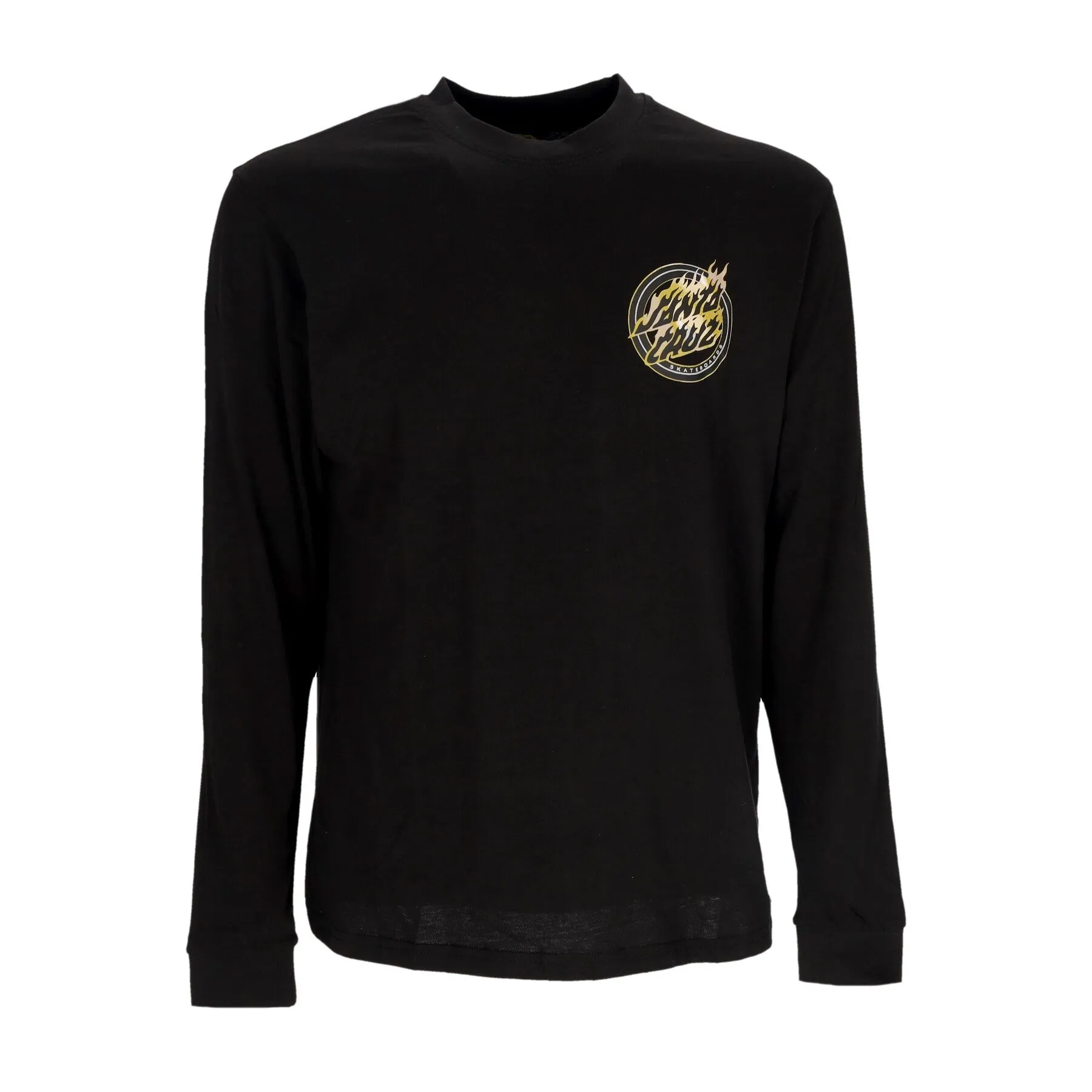 Maglietta Manica Lunga Uomo Holo Flamed Dot L/s Tee Black