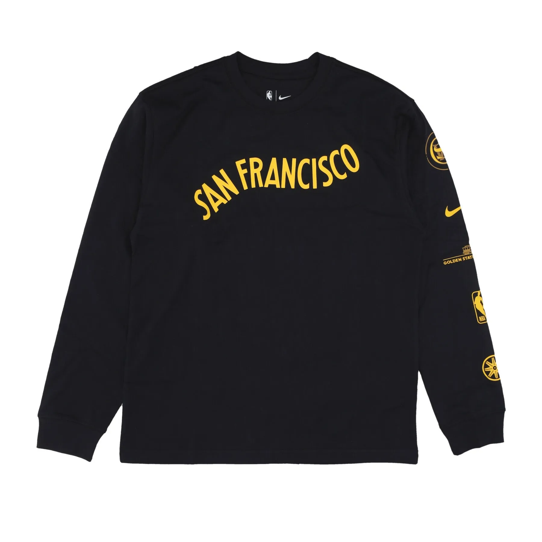 Maglietta Manica Lunga Uomo Nba City Edition M90 L/s Tee Golwar Black