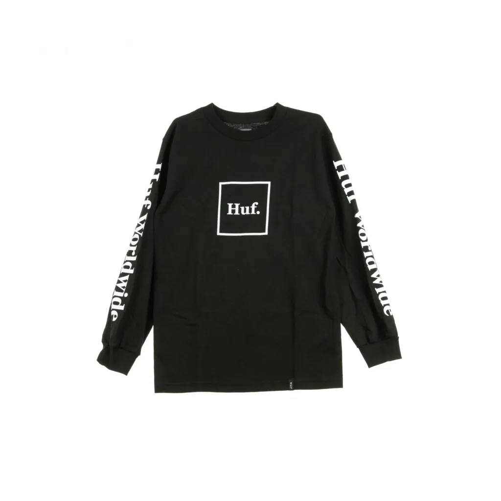 MAGLIETTA MANICHE LUNGHE DOMESTIC L/S TEE BLACK/WHITE