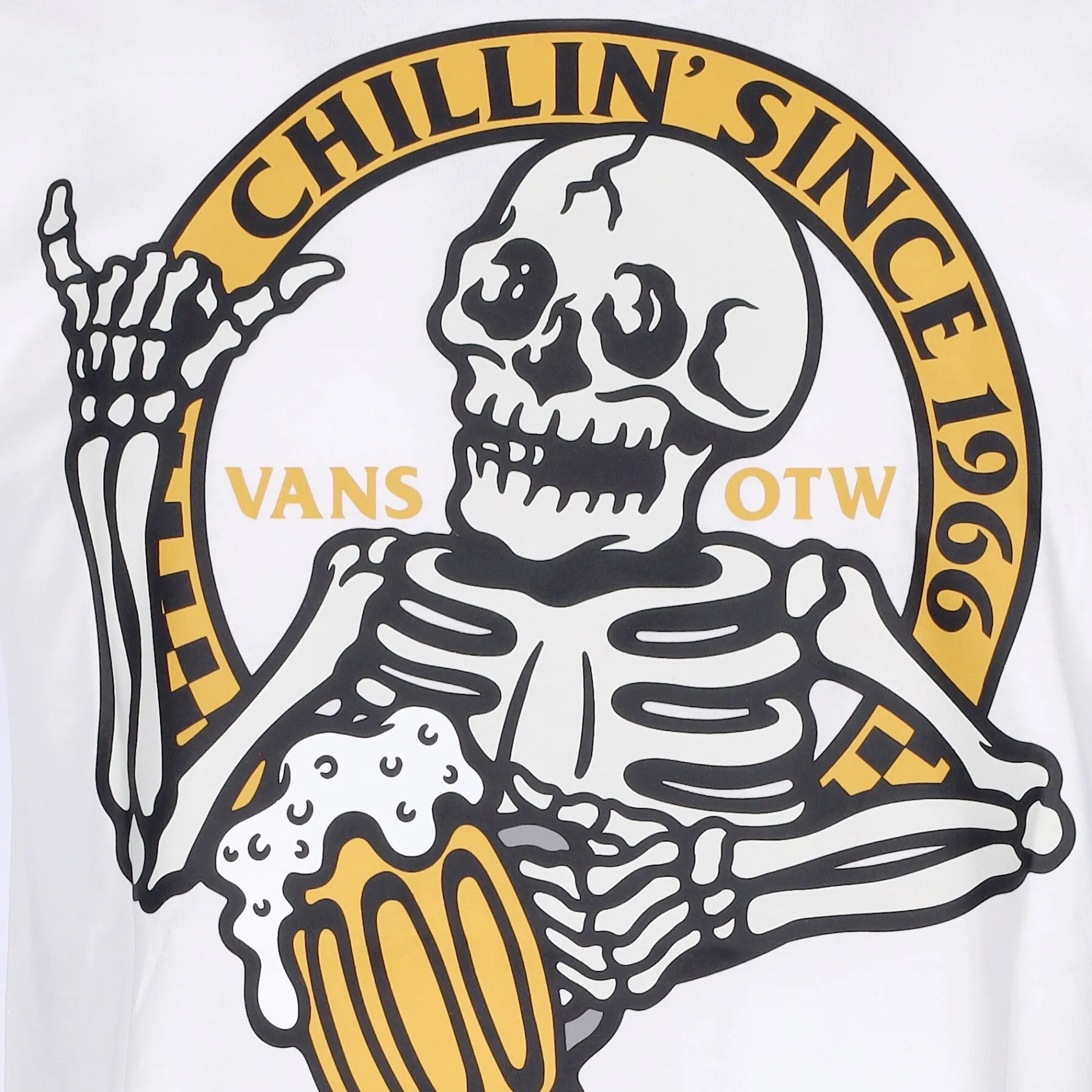 Maglietta Uomo Chillin Since 66 Tee White