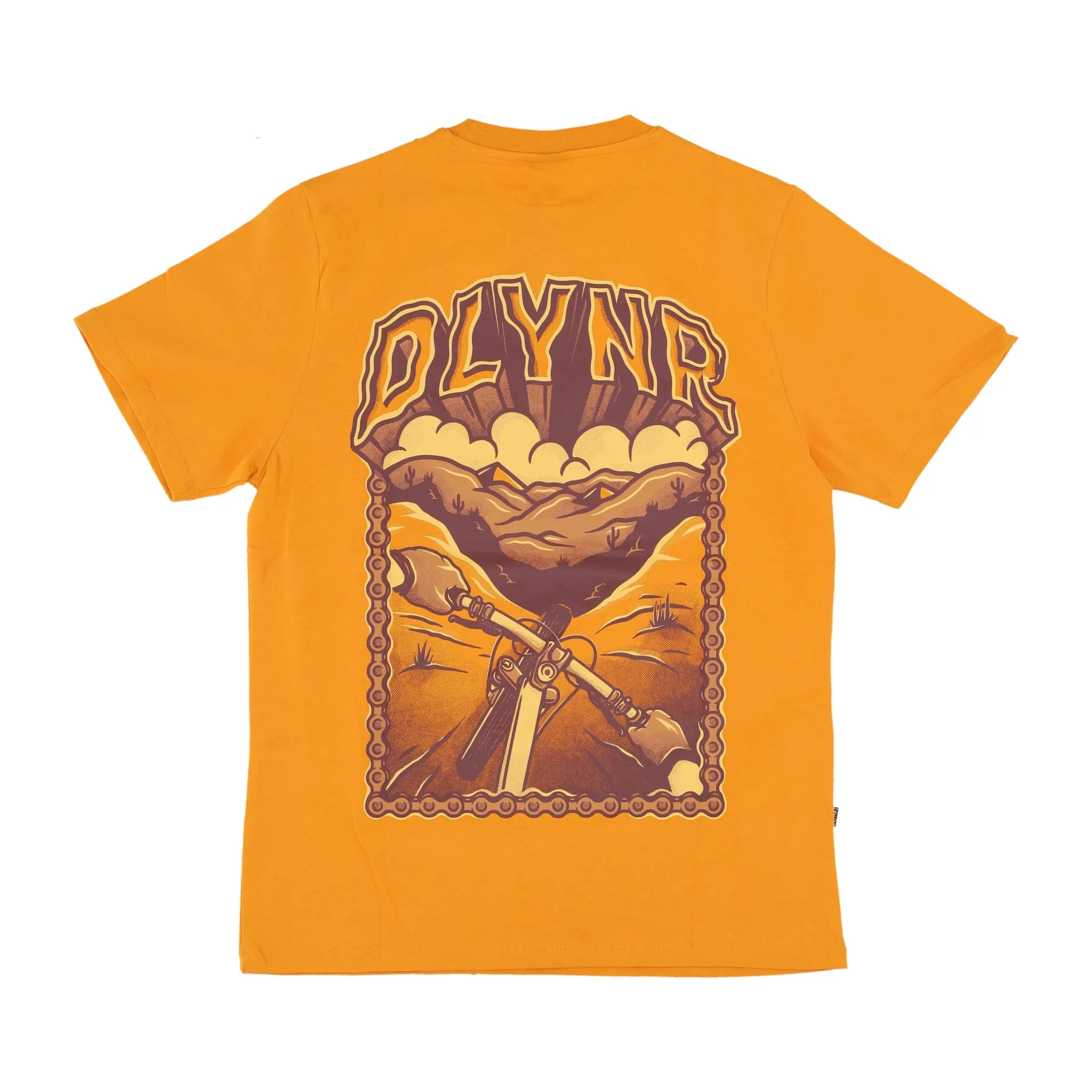 Maglietta Uomo Downhill Pov Tee Orange