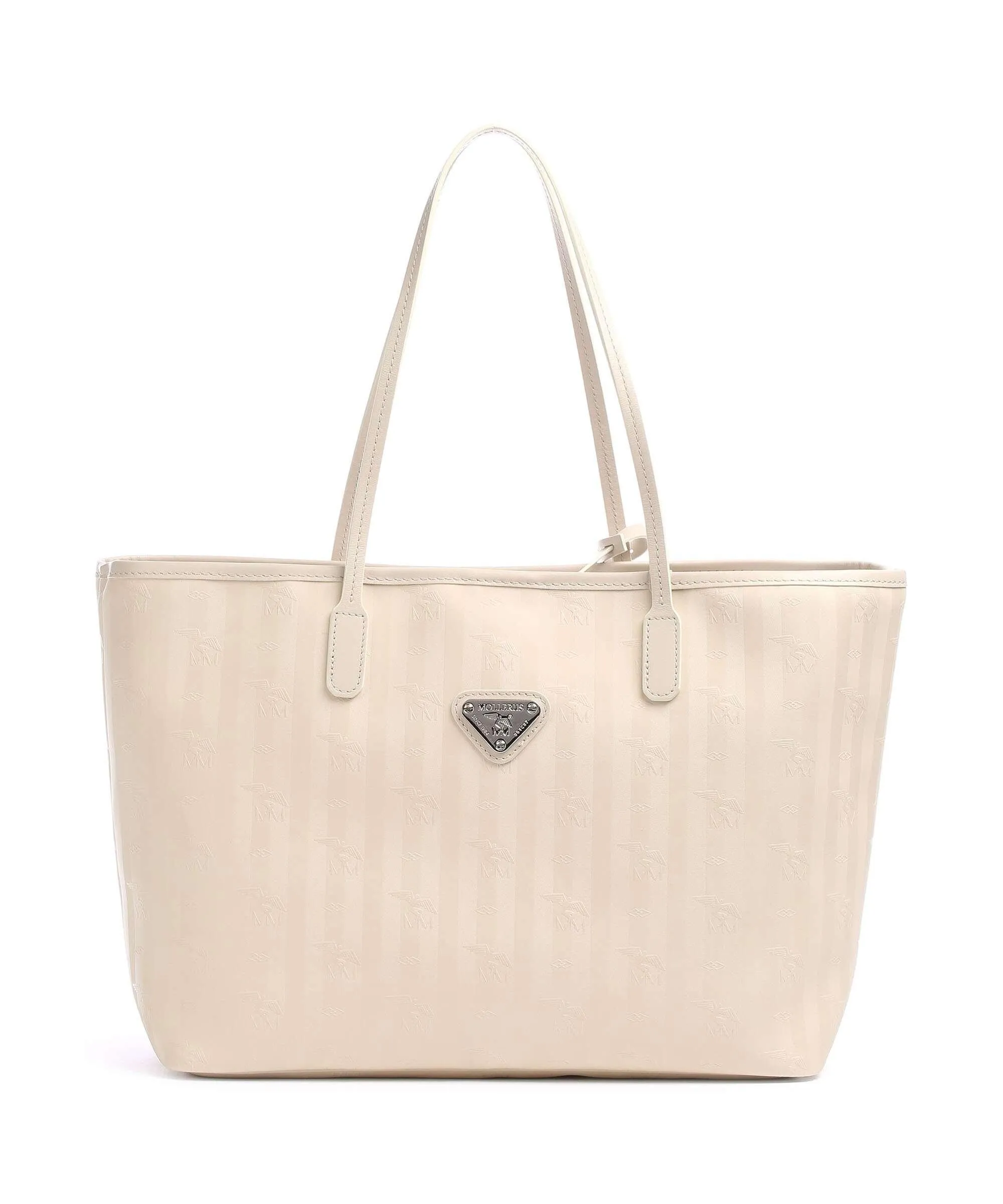  Maison Mollerus Vinerus Bern Borsa shopper tela avorio  