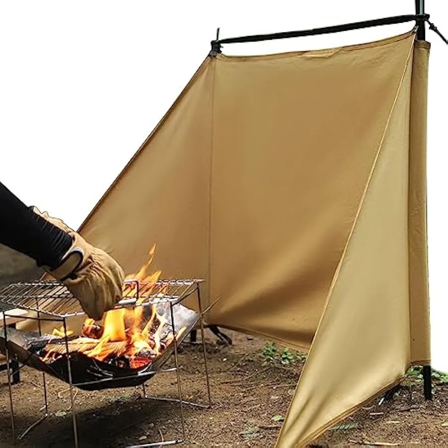 Maodom Paravento Antivento da Campeggio | Grill Beach Wind Blocker – Parabrezza Antivento da Tavolo Pieghevole Antivento per Pic
