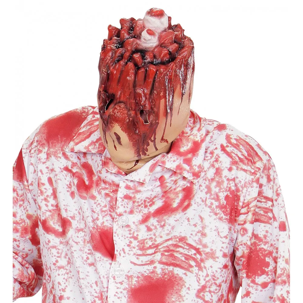 Maschera a forma di Testa Recisa da adulto per Halloween