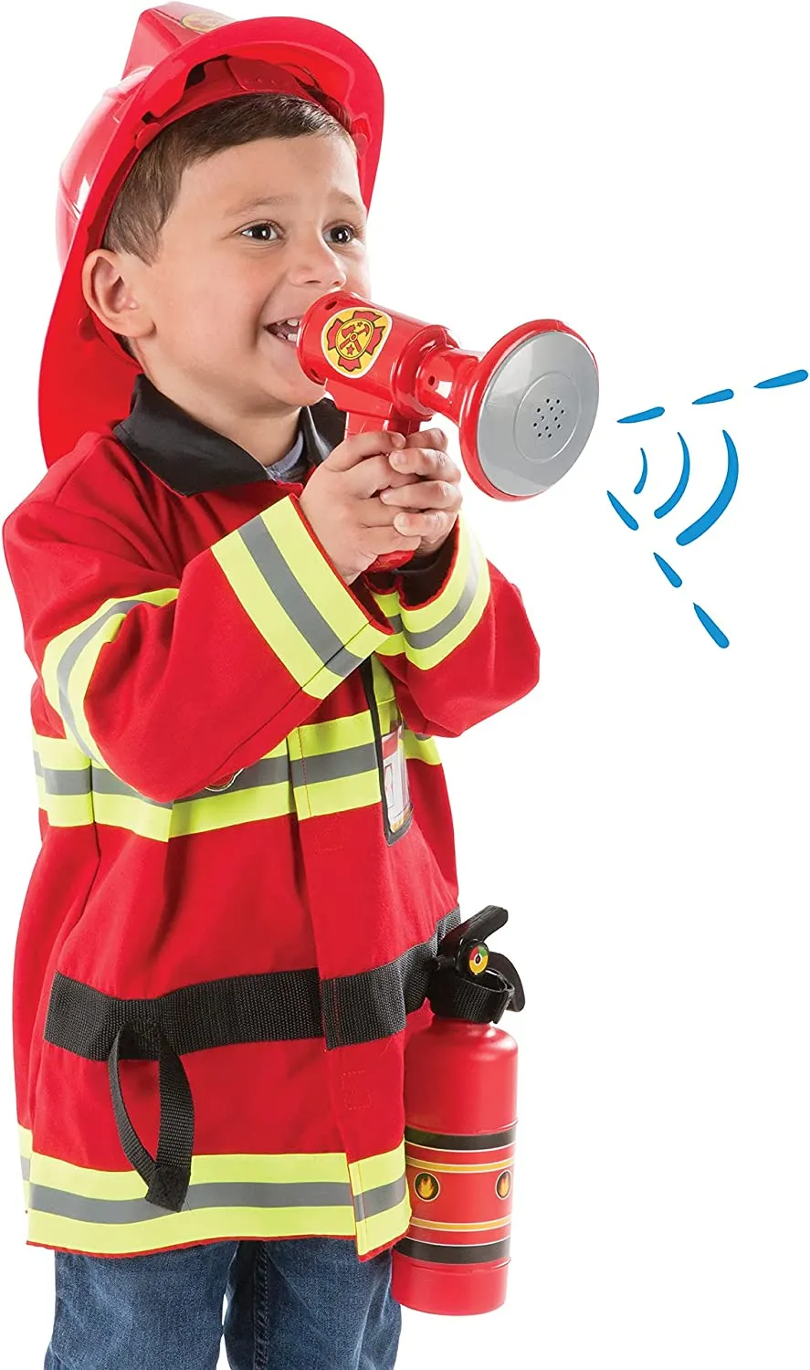 Melissa & Doug Giocattoli per giochi di ruolo costume da pompiere | Costumi per Halloween e Carnevale per bambini e bimbi piccol