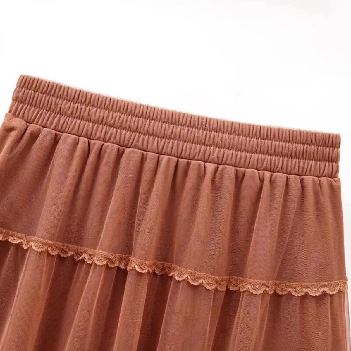 Mexh Gonna lunga Donna Vintage Summer Spring Ball Gown Ruffles Elegante gonna tutu Party Club Nero Maxi Gonne Donna