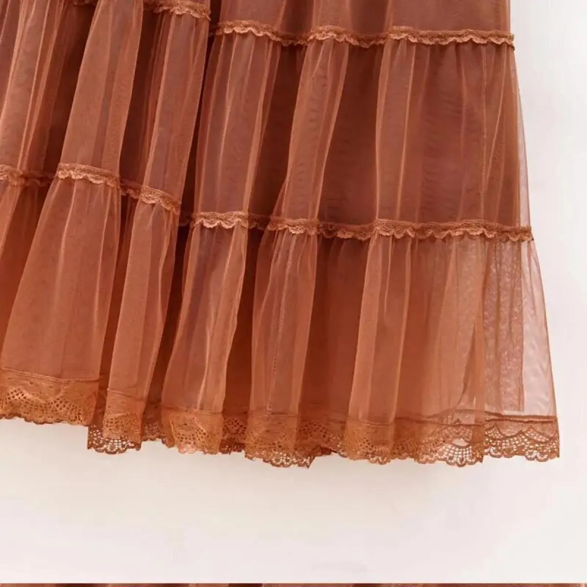 Mexh Gonna lunga Donna Vintage Summer Spring Ball Gown Ruffles Elegante gonna tutu Party Club Nero Maxi Gonne Donna
