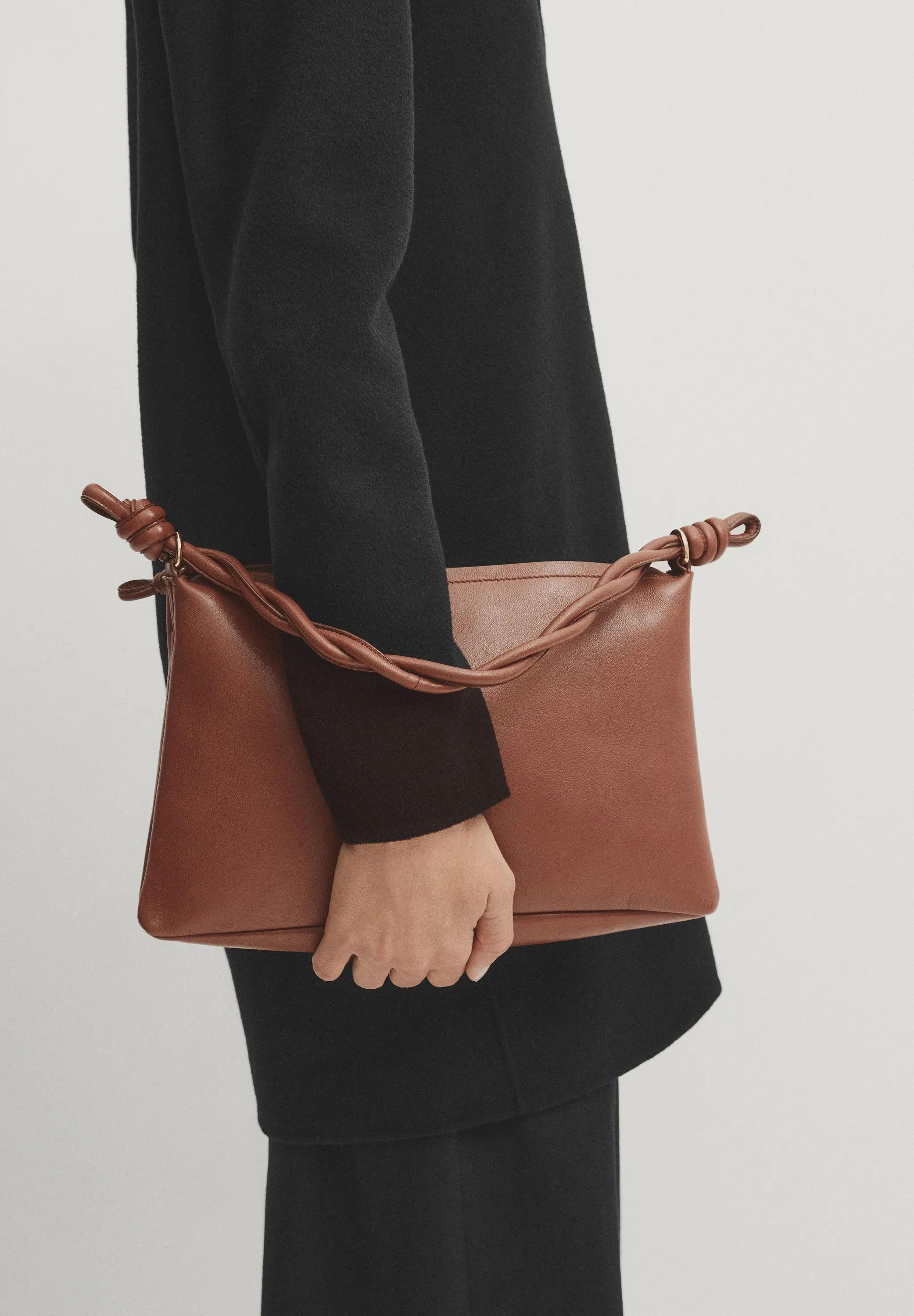 MINI WITH PLAITED STRAP - Borsa a mano