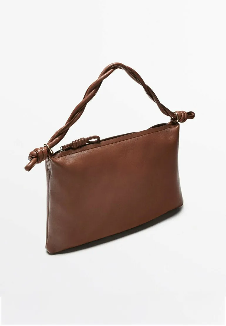 MINI WITH PLAITED STRAP - Borsa a mano
