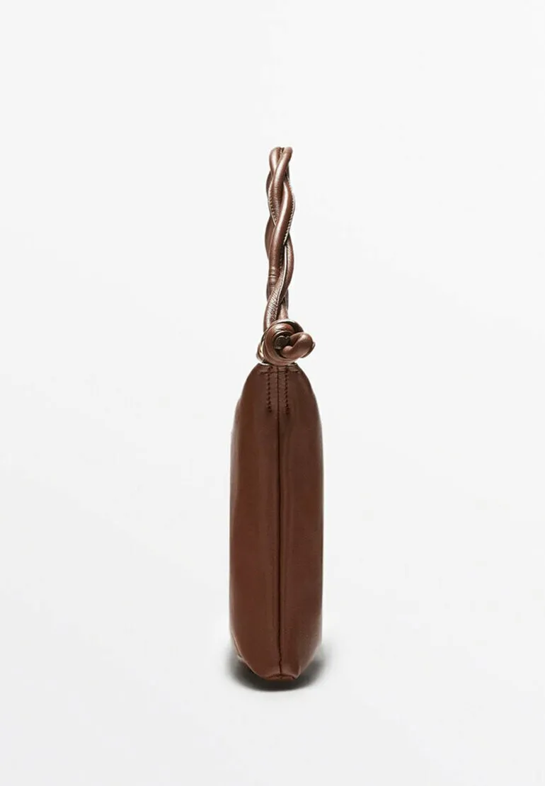 MINI WITH PLAITED STRAP - Borsa a mano