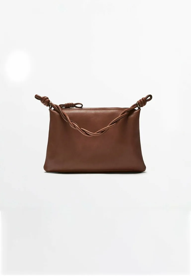 MINI WITH PLAITED STRAP - Borsa a mano
