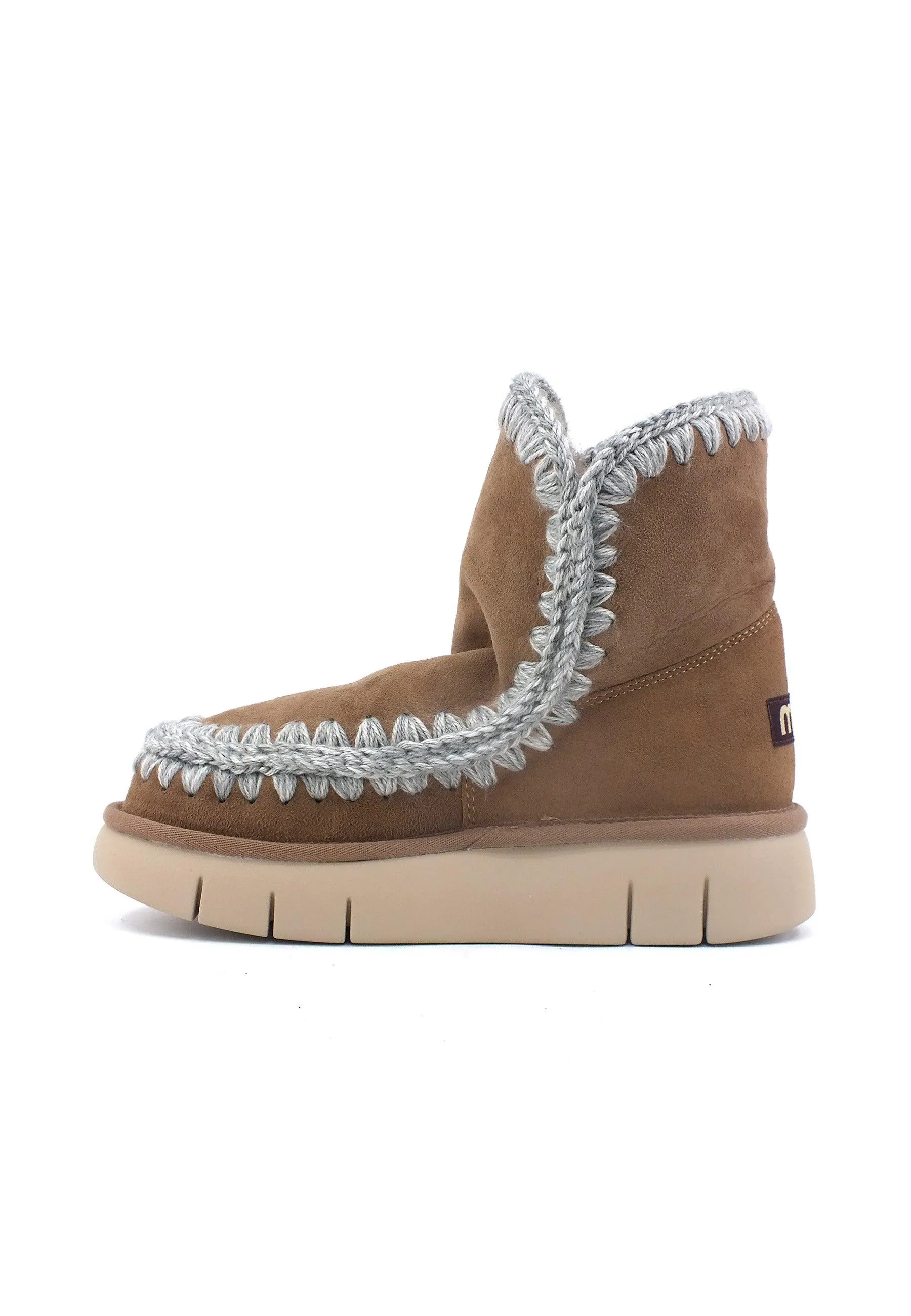 MOU Eskimo Bounce Stivaletto Pelo Donna Dark Stone Marrone MU.FW531002A