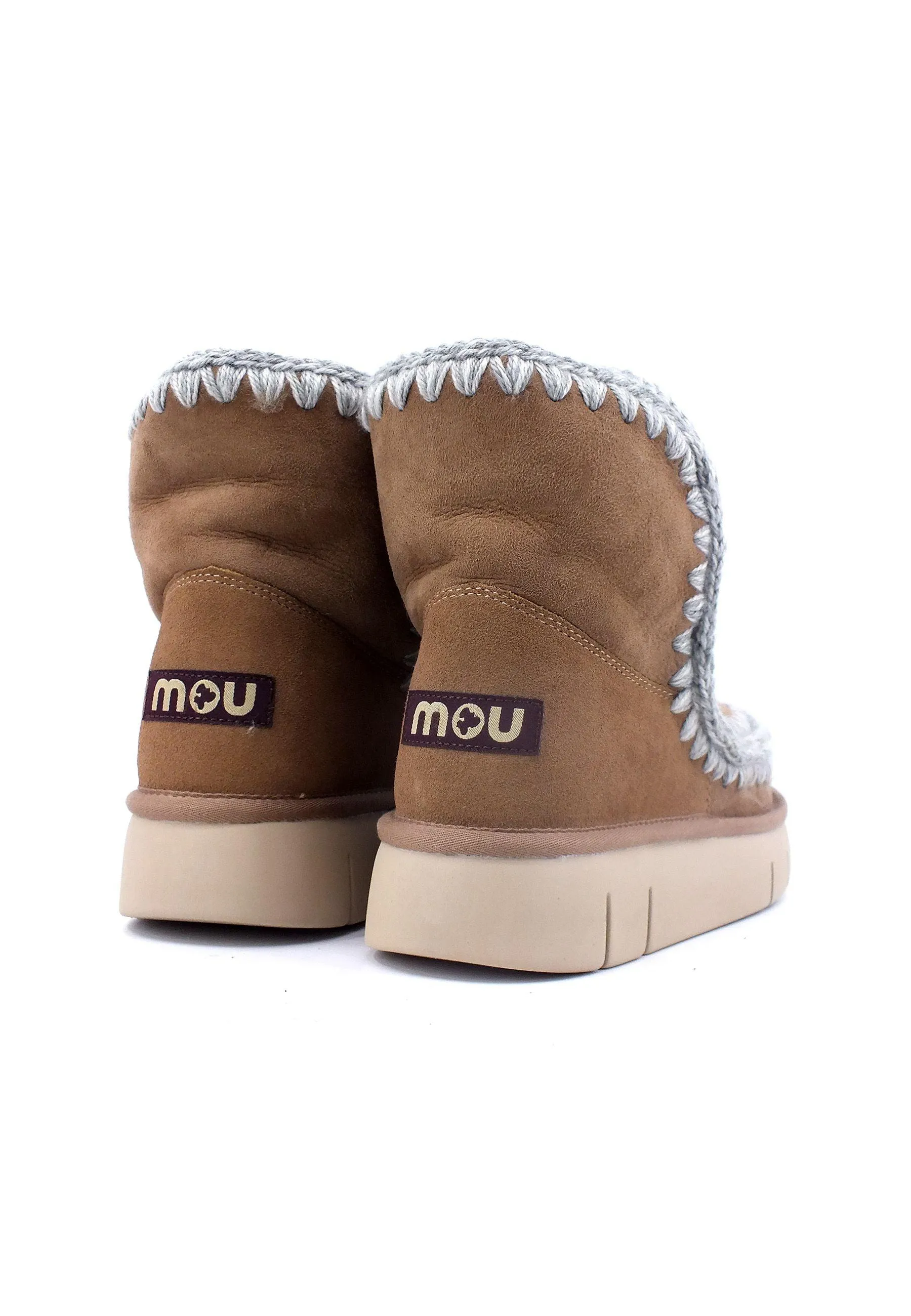 MOU Eskimo Bounce Stivaletto Pelo Donna Dark Stone Marrone MU.FW531002A