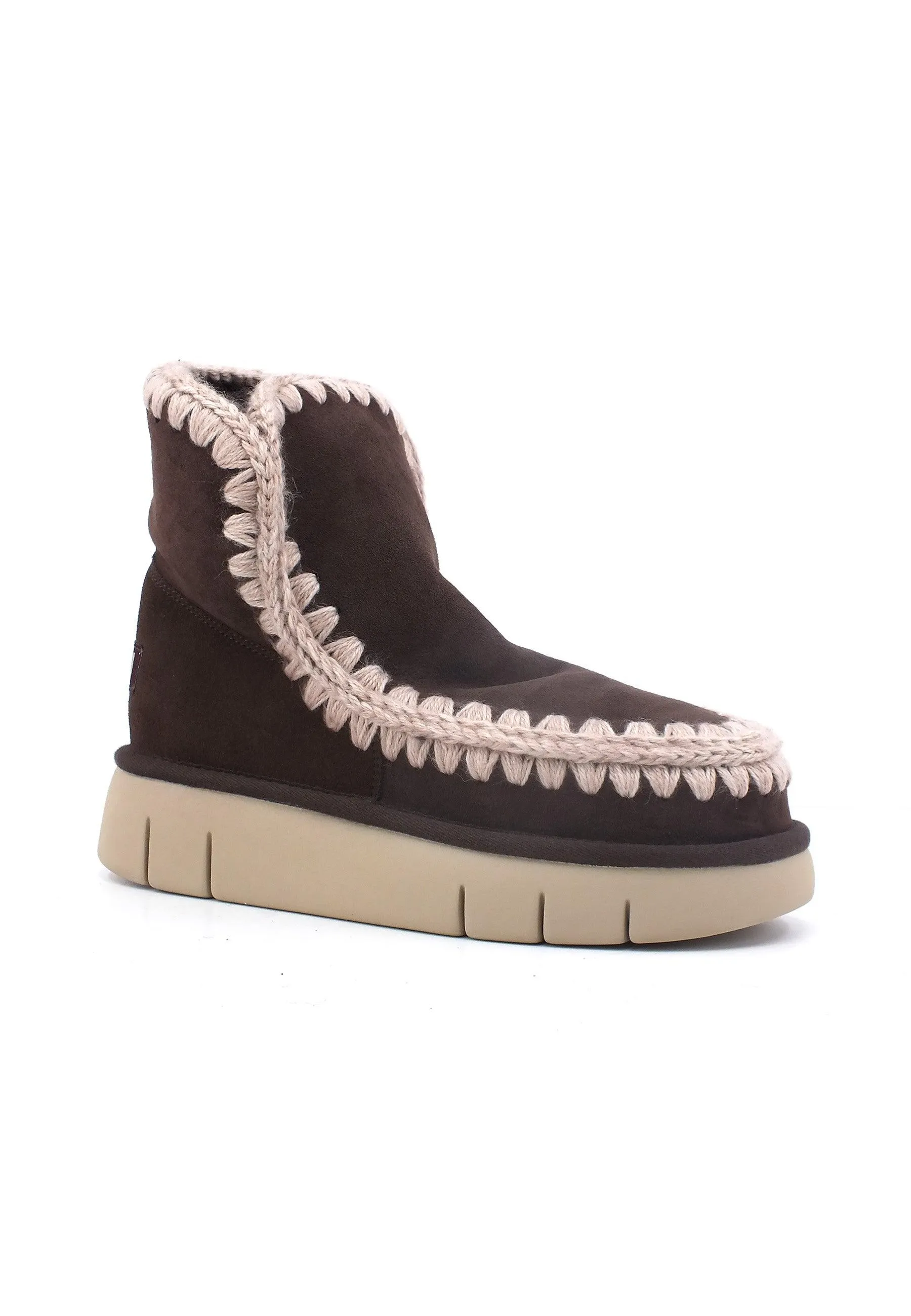 MOU Eskimo Bounce Stivaletto Pelo Donna Mocha Marrone MU.FW531002A
