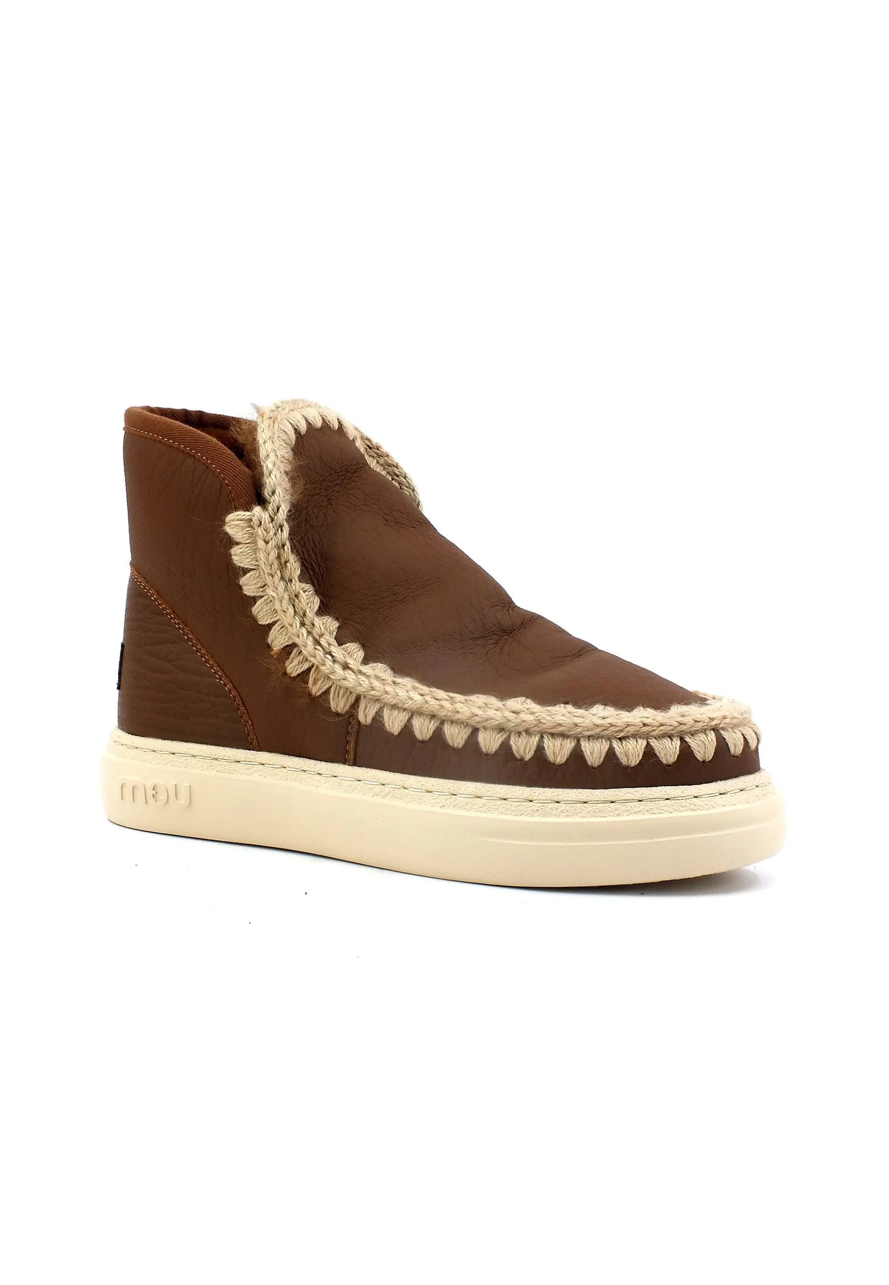 MOU Eskimo Sneaker Bold Stivaletto Pelo Donna Nucog Marrone MU.FW411000B