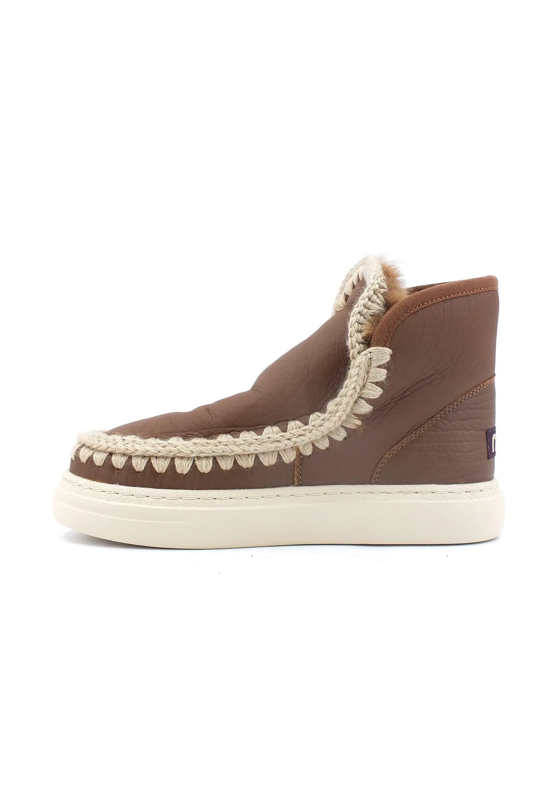 MOU Eskimo Sneaker Bold Stivaletto Pelo Donna Nucog Marrone MU.FW411000B