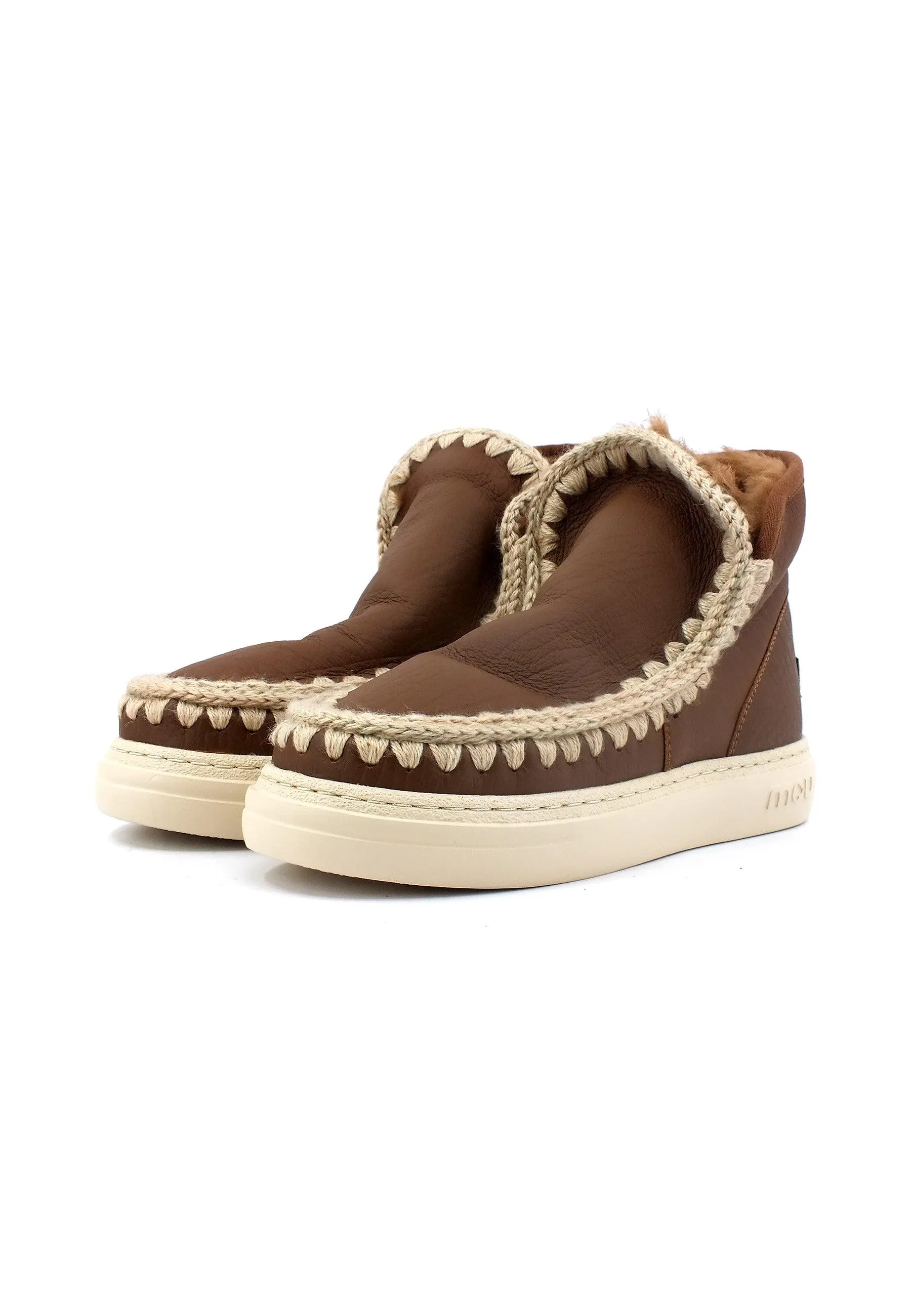 MOU Eskimo Sneaker Bold Stivaletto Pelo Donna Nucog Marrone MU.FW411000B