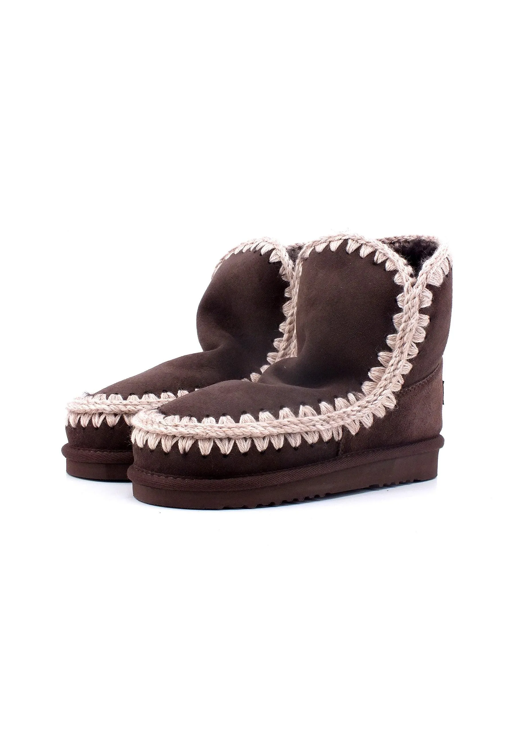 MOU Eskimo Stivaletto Pelo Donna Mocha Marrone MU.FW101001A