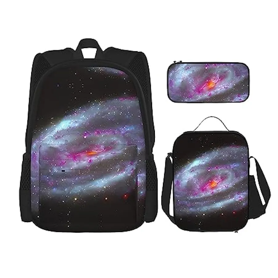 MQGMZ blu Pallavolo Stampa Grande Capacità Bookbag e Matita Bundle Leggero Laptop Pencil Case isolato Lunch Bag 160046168