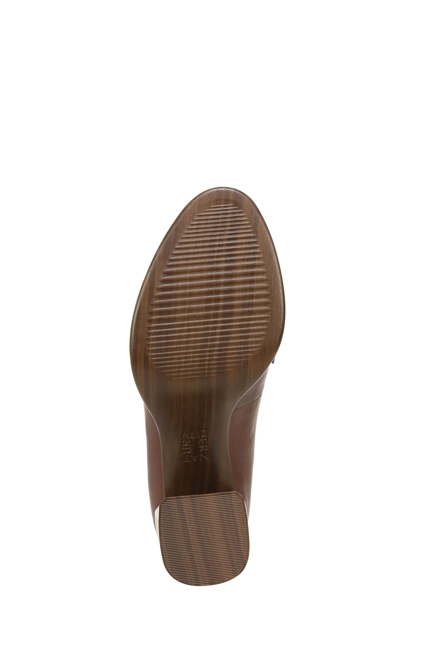 Naturalizer - Genn Amble - Marrone di vernice senza lacci - Scarpe in pelle