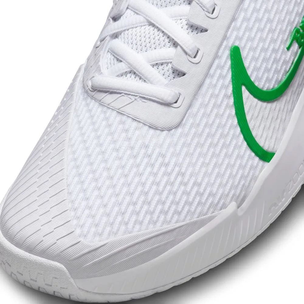 Nike Zoom Vapor Pro 2 Hc Bianco Verde - Scarpe Da Tennis Uomo