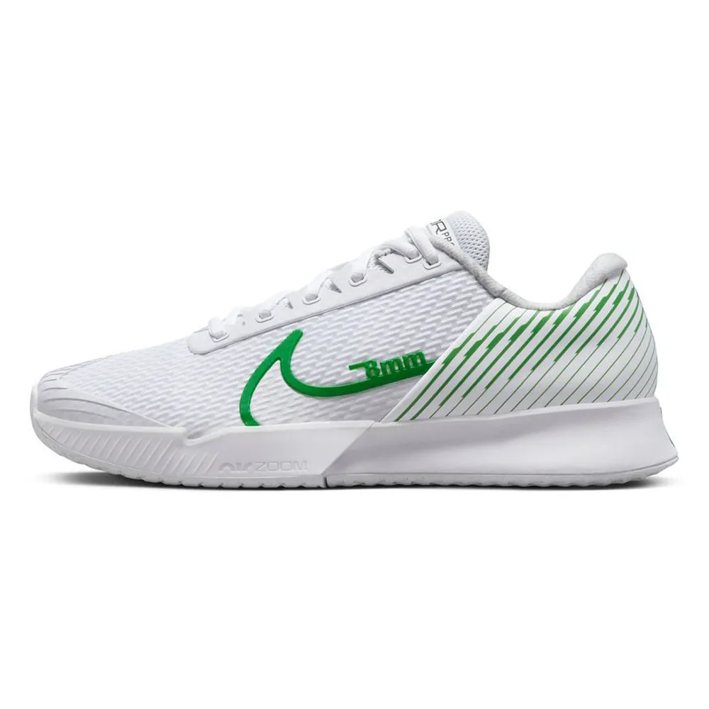 Nike Zoom Vapor Pro 2 Hc Bianco Verde - Scarpe Da Tennis Uomo