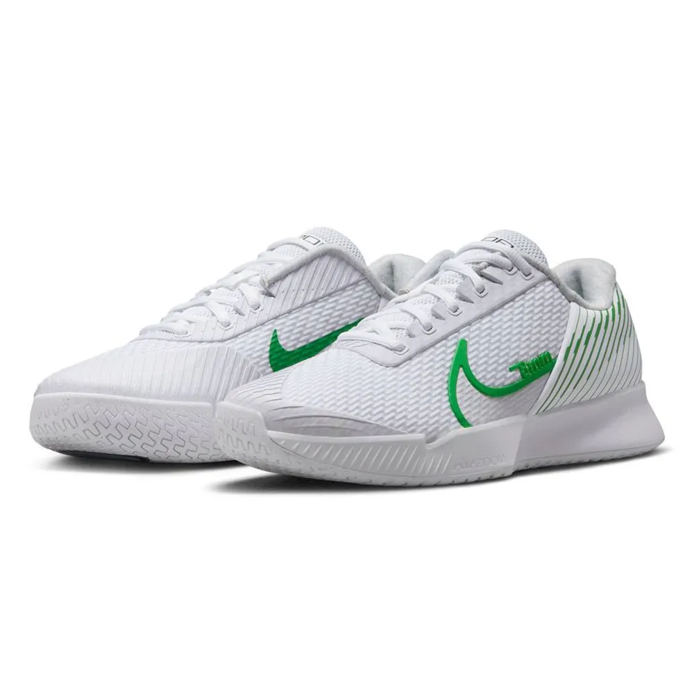 Nike Zoom Vapor Pro 2 Hc Bianco Verde - Scarpe Da Tennis Uomo