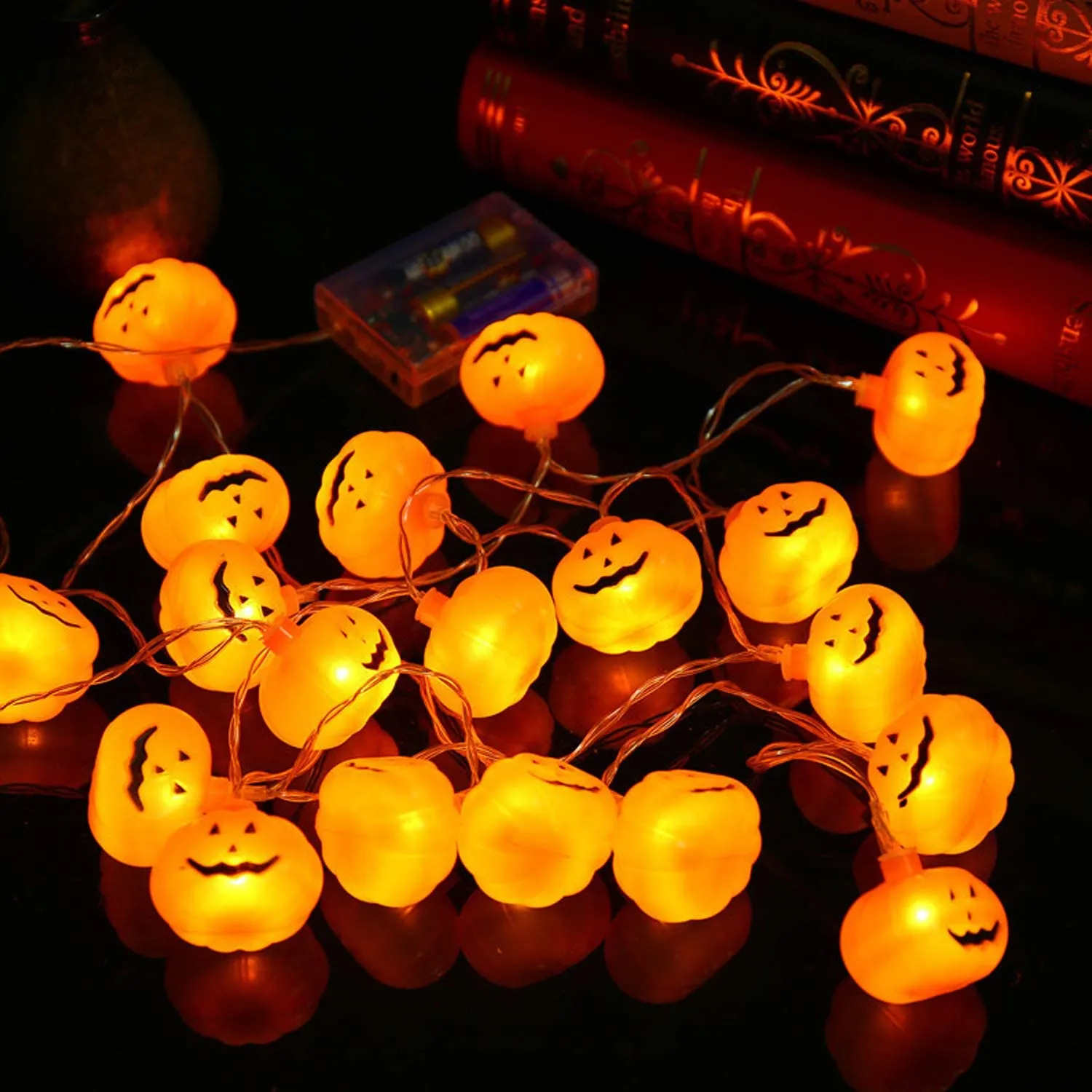 NNIUK 20 LED Fata Zucca luce della stringa per la decorazione di Halloween del partito di natalizie di Cosplay.