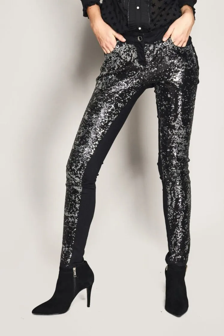 Pantalone Con Paillettes