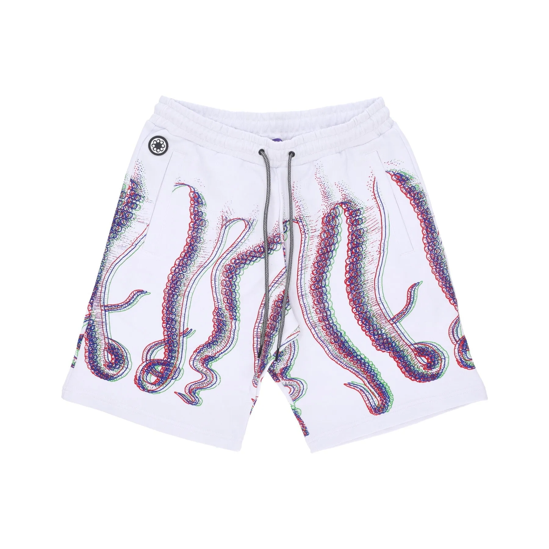 Pantalone Corto Tuta Uomo Fuzzy Sweatshort White