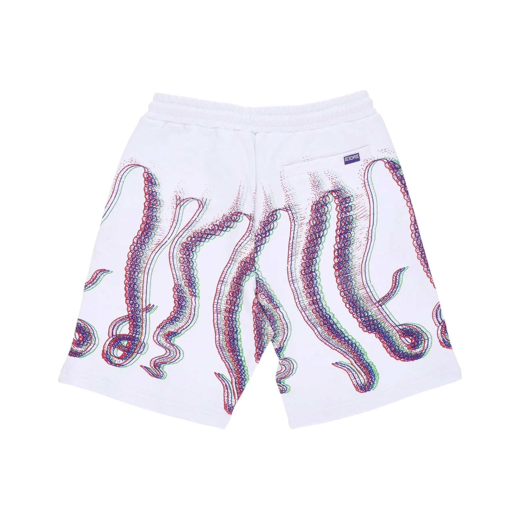 Pantalone Corto Tuta Uomo Fuzzy Sweatshort White