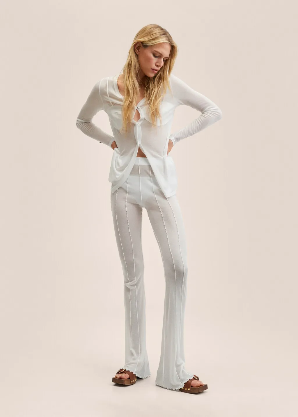 Pantaloni 100% lyocell