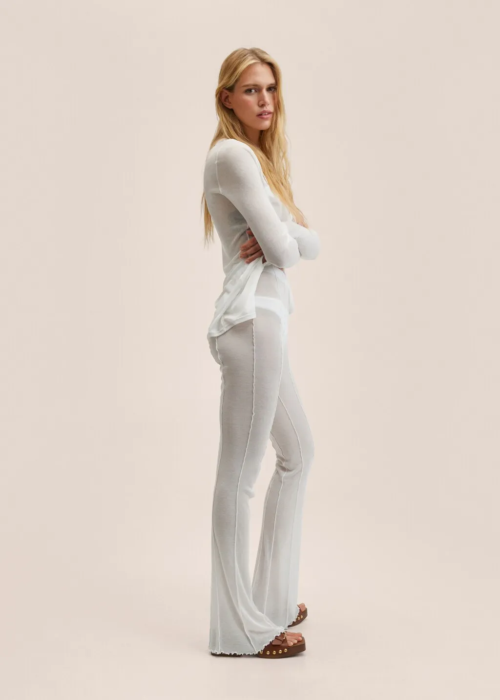 Pantaloni 100% lyocell