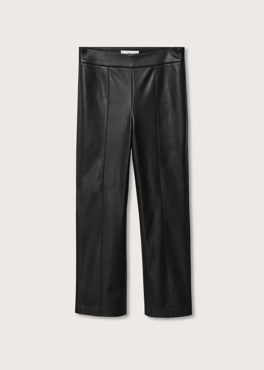 Pantaloni diritti similpelle